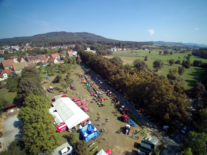 Schleppertreffen Reichenschwand 2016 von oben